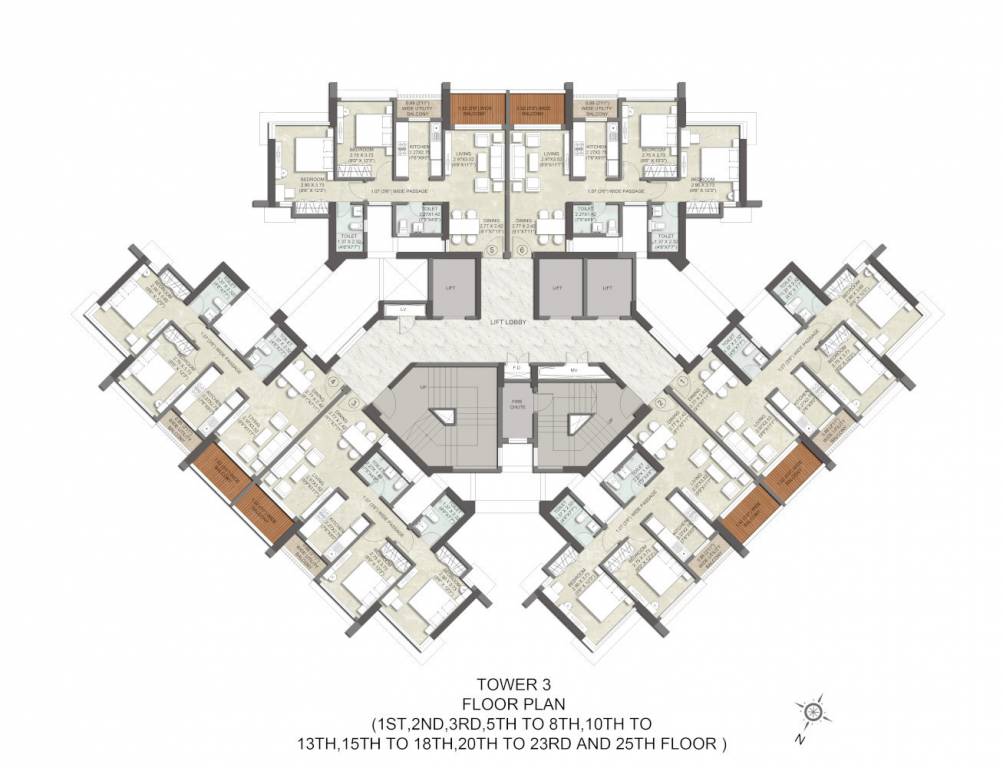  paramount c Tower 3 Cluster Plan