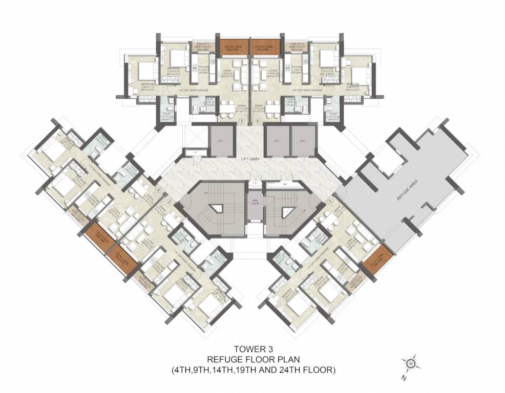  paramount c Tower 3 Cluster Plan