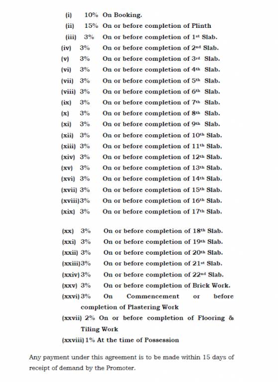 om-maitri-icon Construction Linked Payment (CLP) Payment Plan