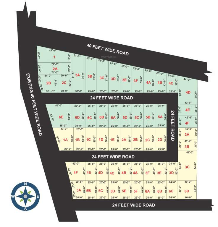  palmspring avenue Layout Plan