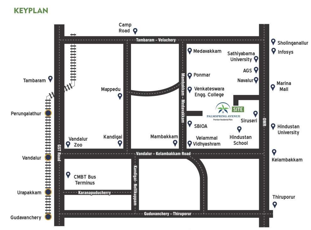  palmspring avenue Location Plan