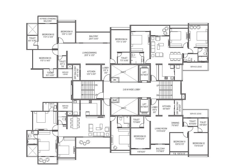  mirari phase 2 Building C Cluster Plan from 1st to 20th Floor