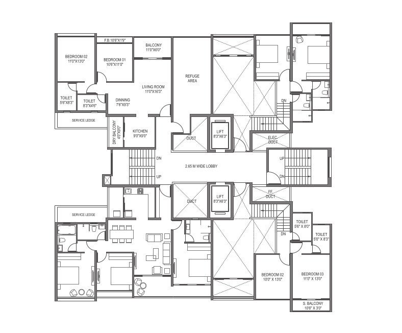  mirari phase 2 Building D Cluster Plan for 12th Floor