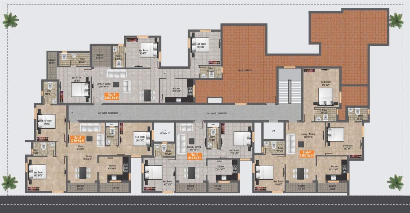  fern breeze diamond GP Fern Breeze Diamond Cluster Plan for 3rd Floor