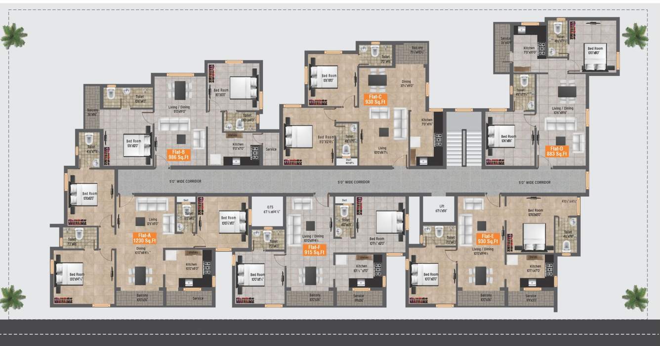  fern breeze diamond GP Fern Breeze Diamond Cluster Plan from 1st to 2nd Floor