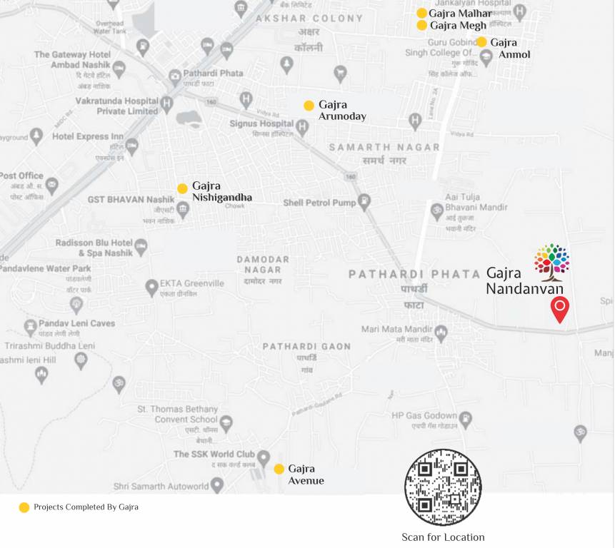  nandanvan Location Plan