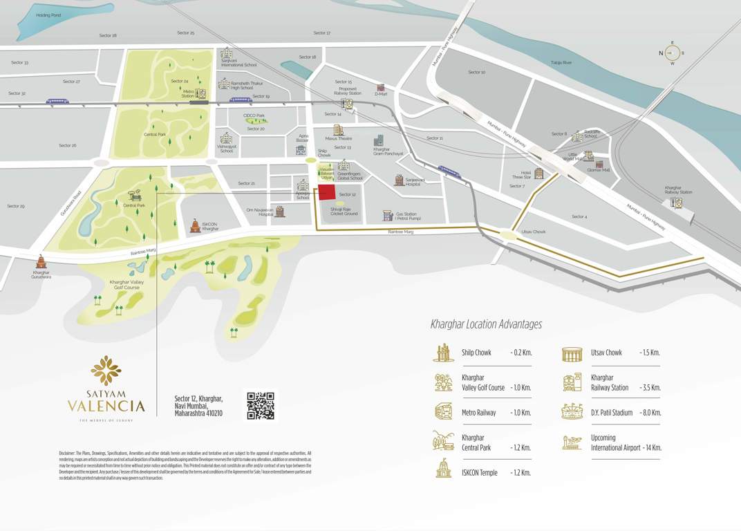  satyam valencia Location Plan