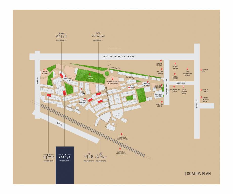  aranya Location Plan