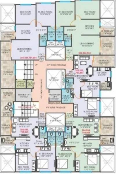  aditya-shagun Building A Cluster Plan From 3rd To 9th Floor