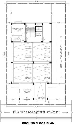  jyotishka-co-operative-housing-society Jyotishka Co Operative Housing Society Cluster Plan for ground Floor