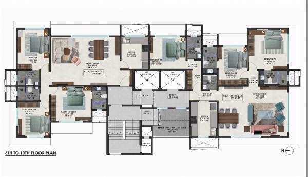  anu-smera-skylight Anu Smera Skylight Cluster Plan