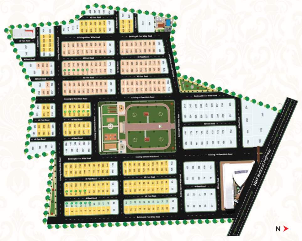  raagamayuri Layout Plan