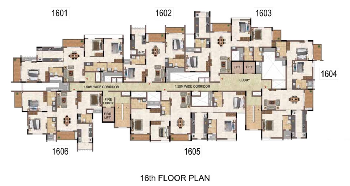  galileo Galileo Cluster Plan For 16th Floor
