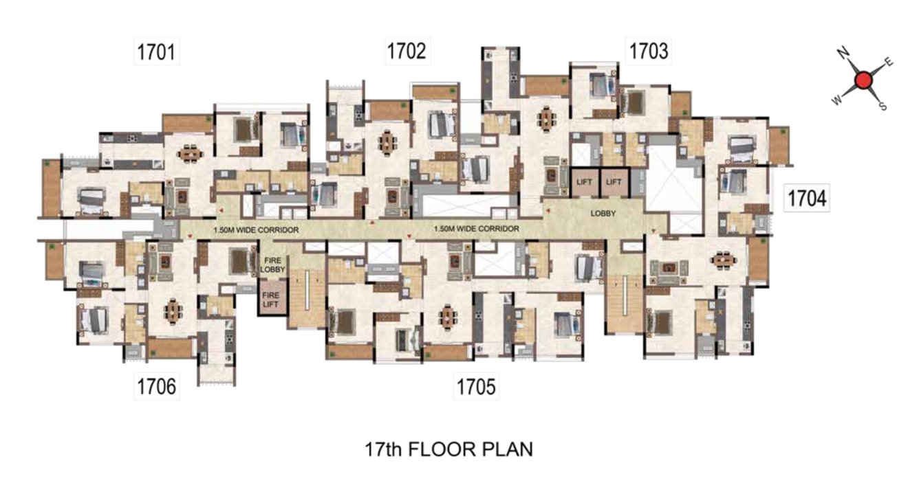  galileo Galileo Cluster Plan For 17th Floor