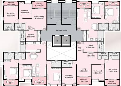 Wing- G Cluster Plan From 1st to 13th Floor Except 8th Floor era Wing- G Cluster Plan From 1st to 13th Floor Except 8th Floor