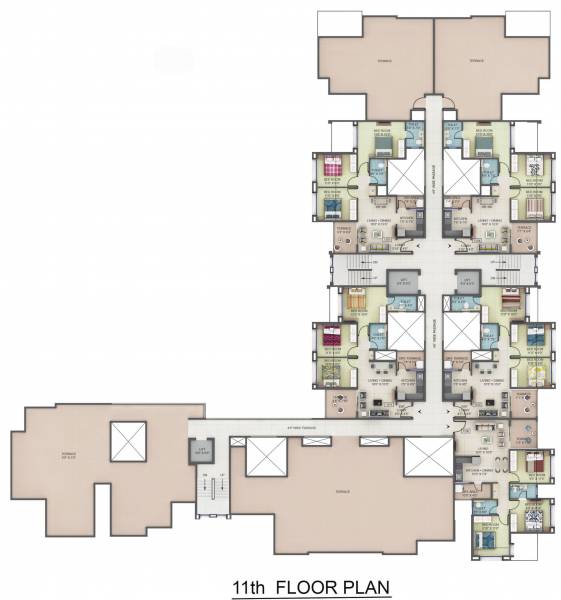  simplicity-phase-4-a-wing A Building Cluster Plan for 11th Floor
