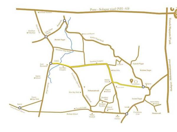  archana-paradise-wing-a Location Plan