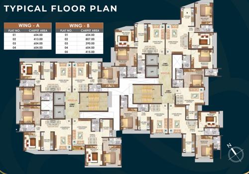  kaveri-heights Ghatkopar Kaveri Co-op Housing Society Limited Cluster Plan