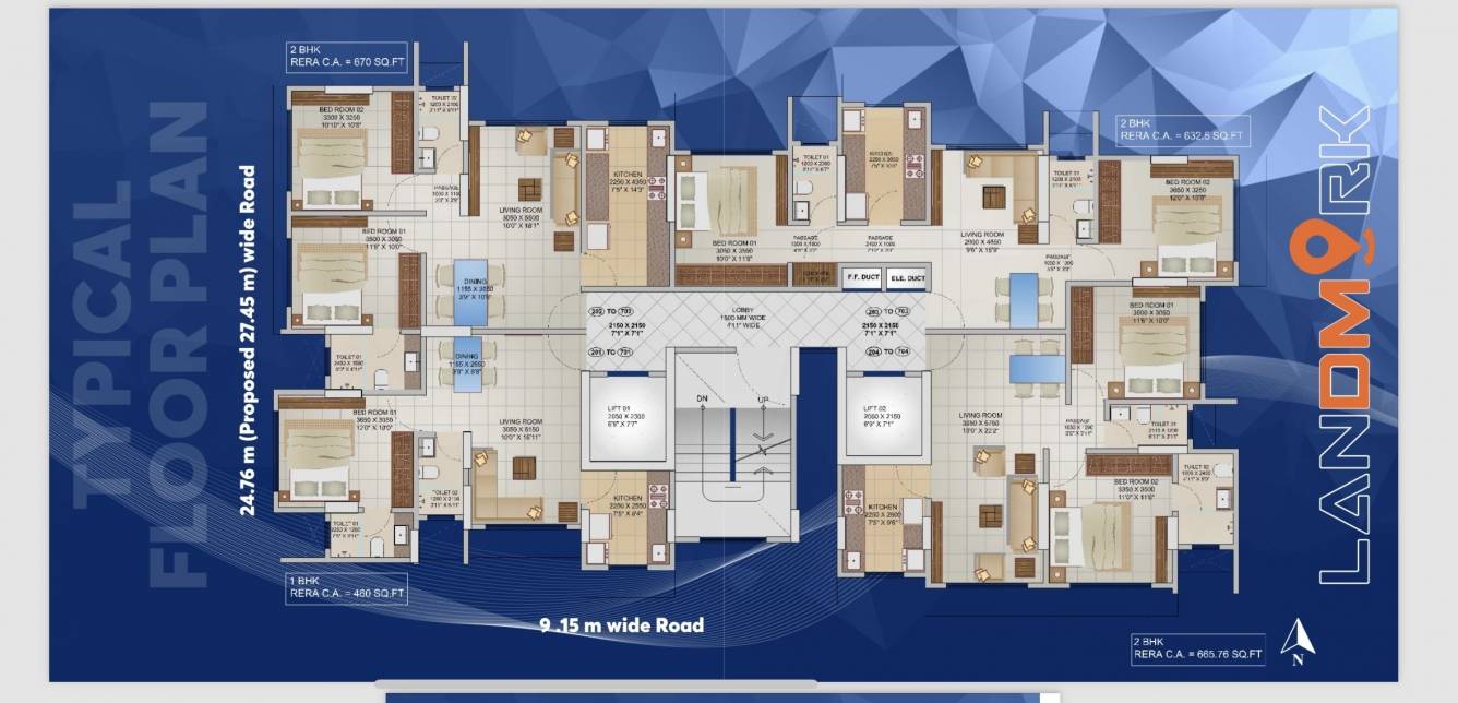  landmark Landmark Cluster Plan