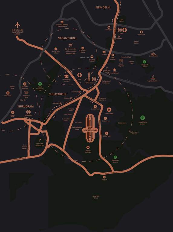  risland sky mansion Location Plan
