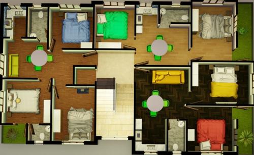  swabhumi-apartment Swabhumi Apartment Cluster Plan from 1st to 4th Floor