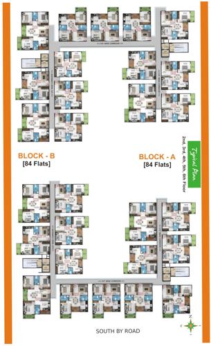  northeast-apartments Northeast Apartments Cluster Plan