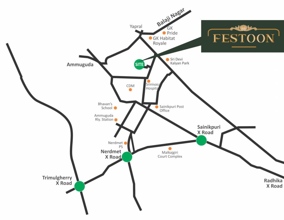  festoon Location Plan