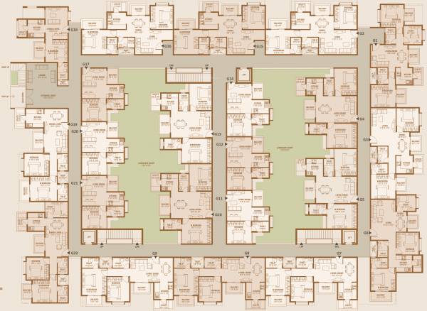  classic-phase-i BRR Classic Phase I Cluster Plan For Ground Floor