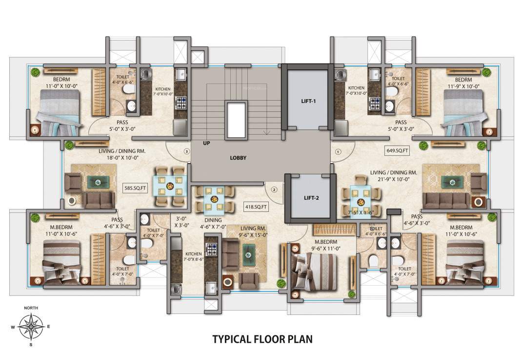  kandivali sai prassana chs ltd Kandivali Cluster Plan