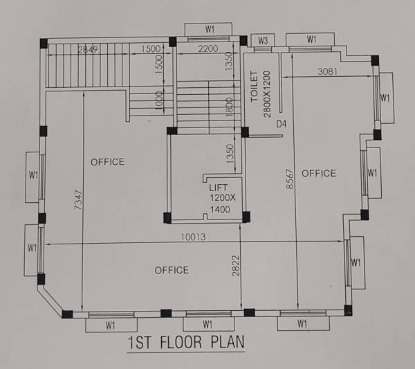  antaranga Cluster Plan For 1st Floor