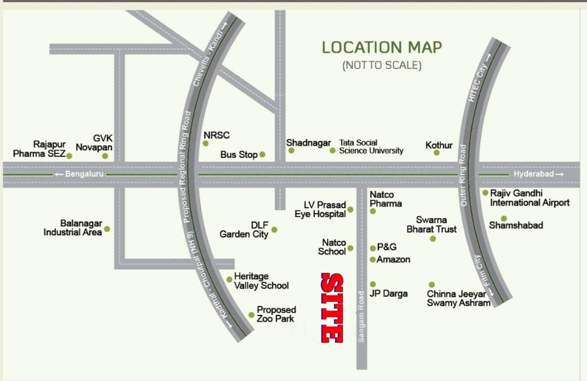  dhanalakshmi grandeur Location Plan