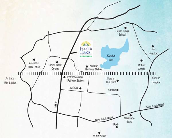  fedora-oaks Location Plan