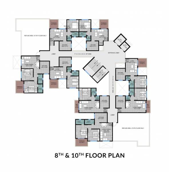  ravi-uday A Cluster Plan from 8th And10th Floor