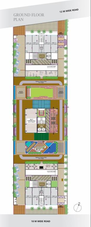  shivalay sattva Block A Cluster Plan