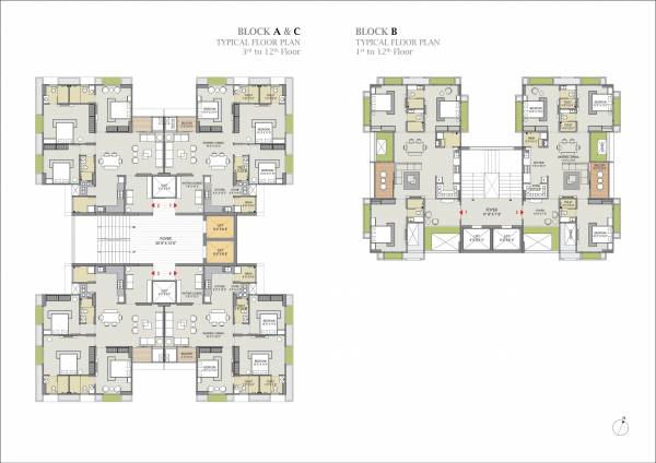  shivalay-sattva Block B Cluster Plan