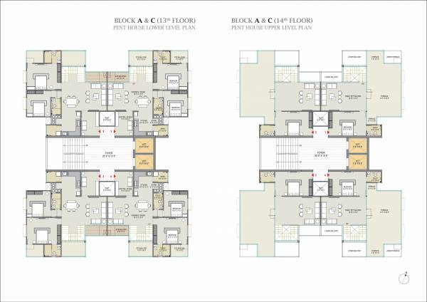  shivalay-sattva Block C Cluster Plan