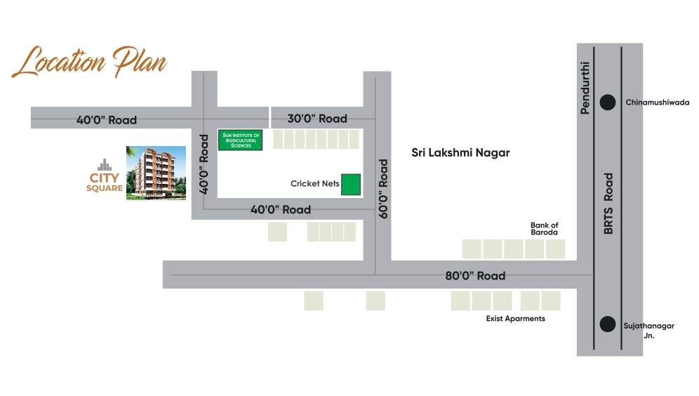  city square Location Plan