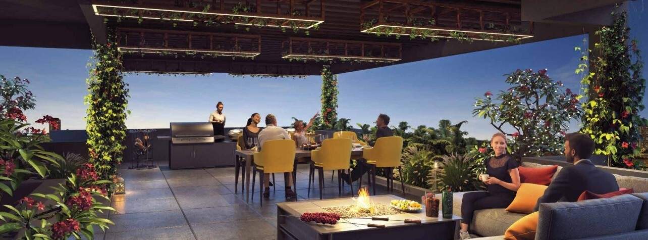  city one skyve Barbecue Area