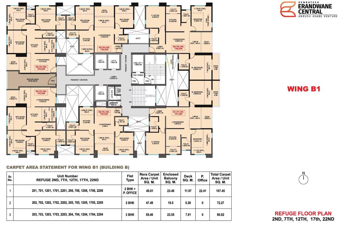  venkatesh erandwane central building b1 phase 2 Building B1 Residential Cluster Plan