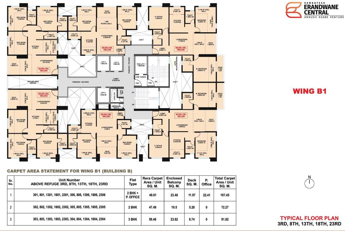  venkatesh erandwane central building b1 phase 2 Building B1 Residential Cluster Plan