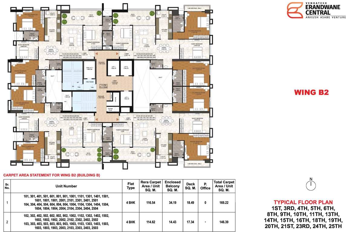  venkatesh erandwane central building b1 phase 2 Building B1 Residential Cluster Plan