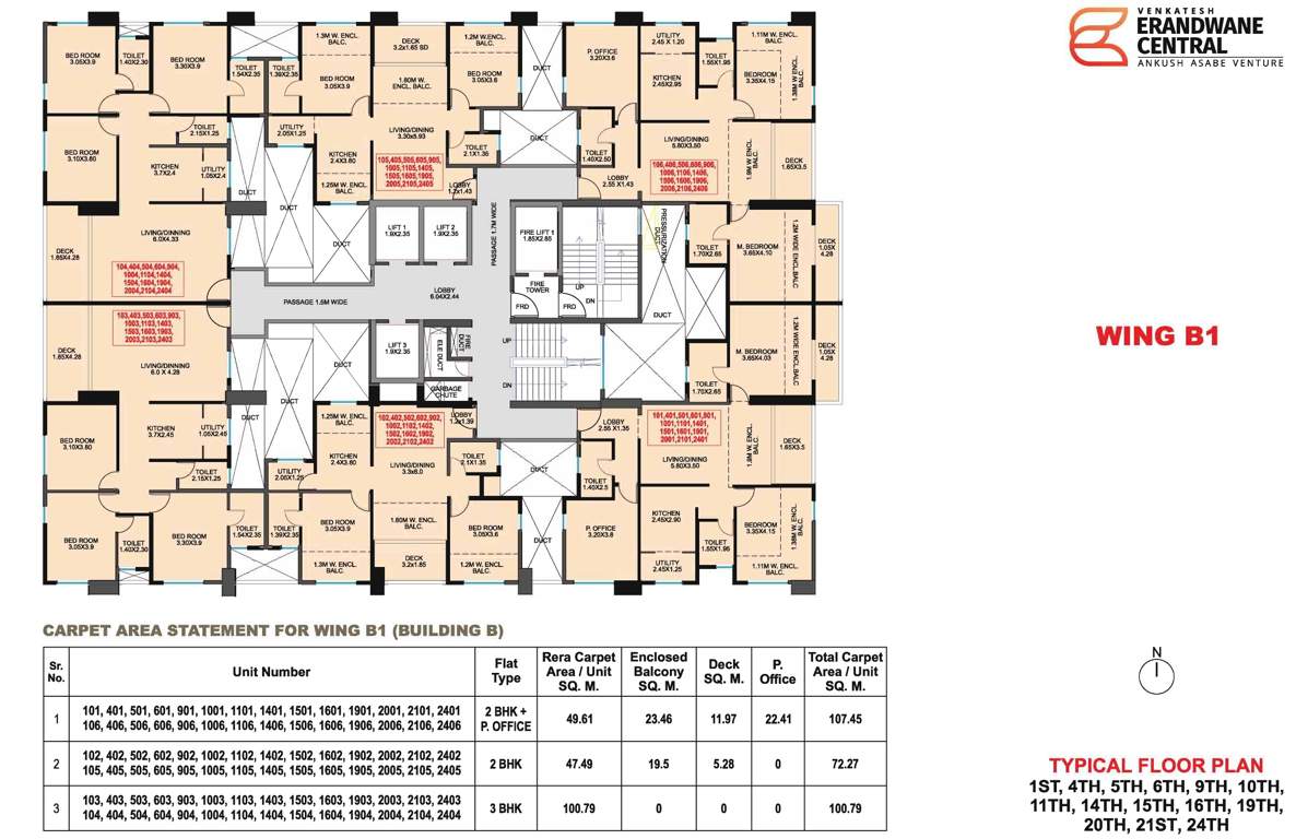  venkatesh erandwane central building b1 phase 2 Building B1 Residential Cluster Plan