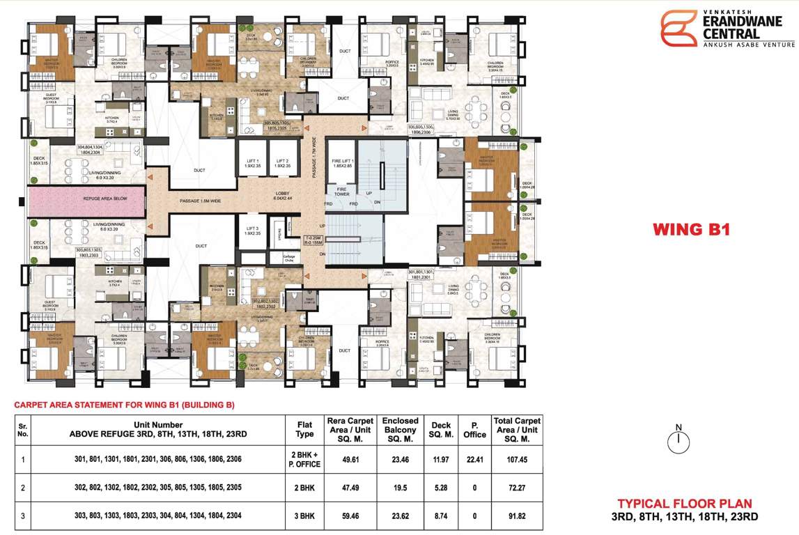  venkatesh erandwane central building b1 phase 2 Building B1 Residential Cluster Plan