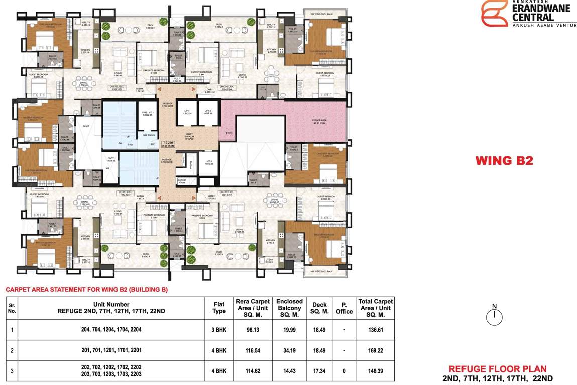  venkatesh erandwane central building b1 phase 2 Building B1 Residential Cluster Plan