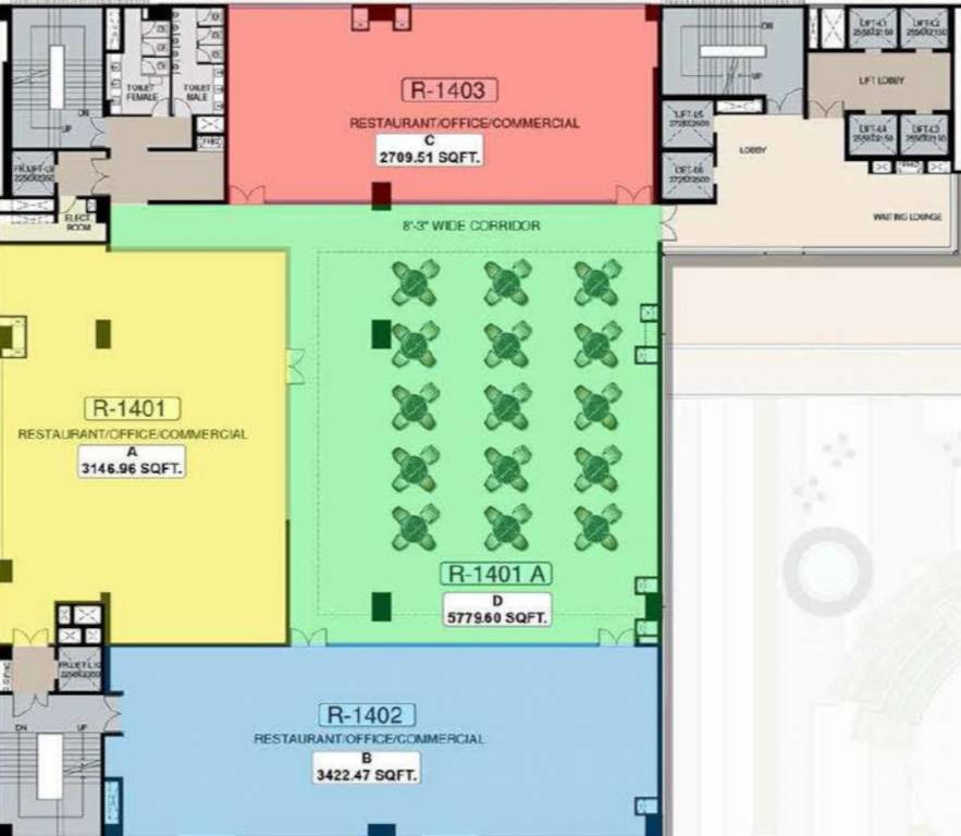  one 29 One 29 Cluster Plan for 14th Floor