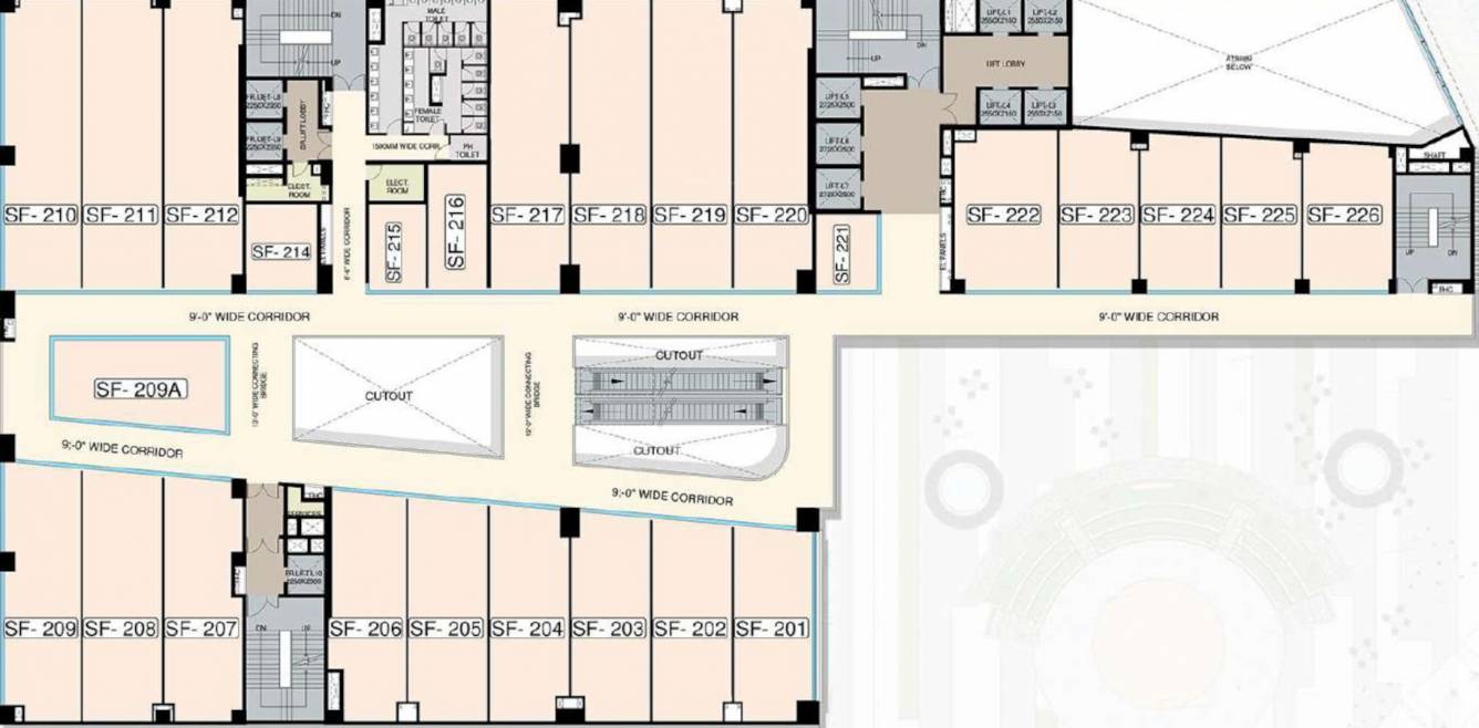  one 29 One 29 Cluster Plan for 2nd Floor