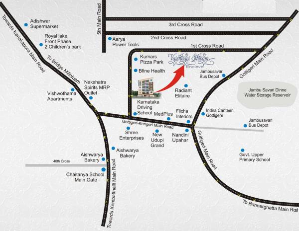  vaishnavi-shivam-enclave Location Plan