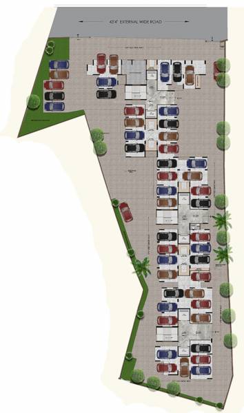  nirvana-residency Nirvana Residency Cluster Plan for ground Floor