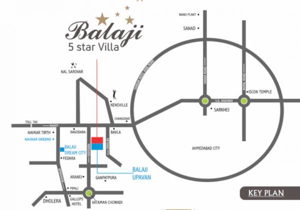 balaji-5-star-villa Location Plan