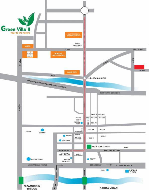  green villa 2 Location Plan